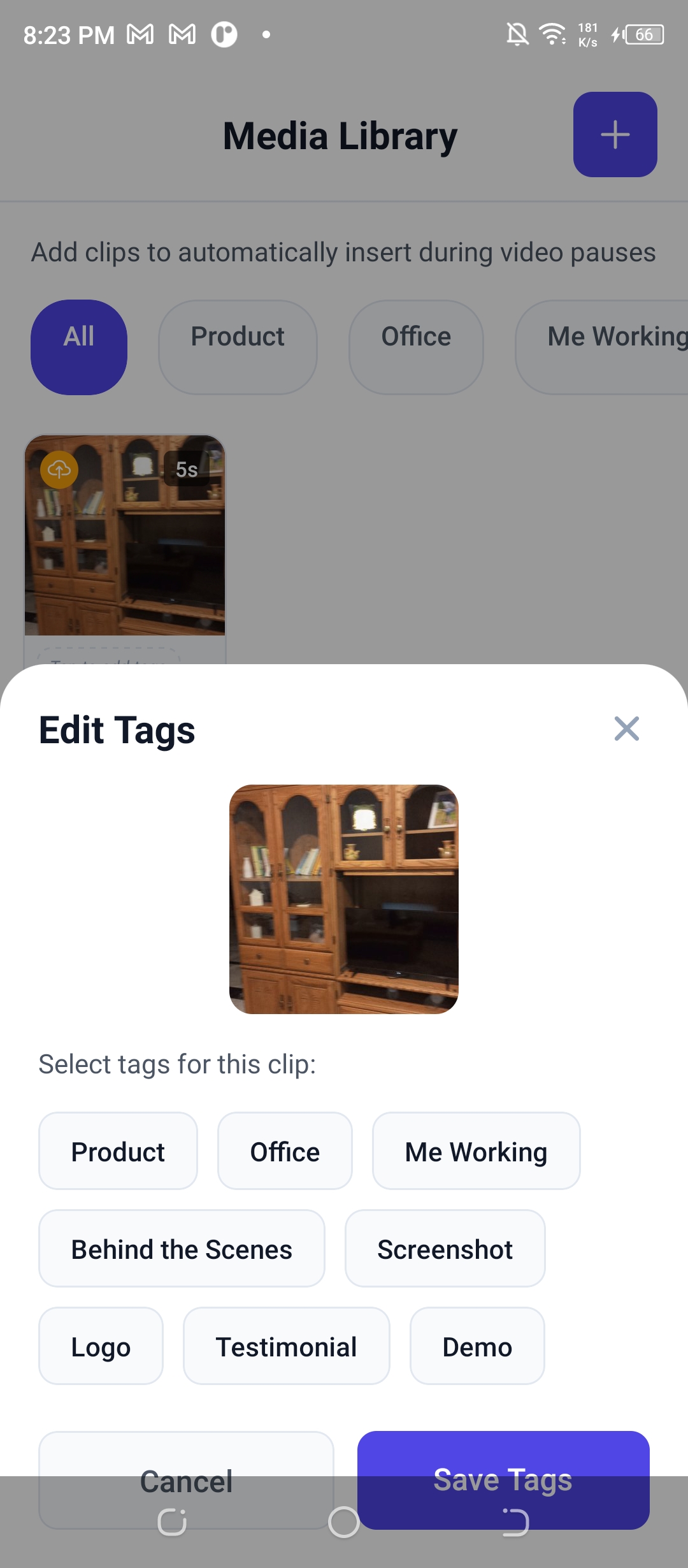 Organize your media library
